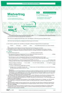 RNK Verlag Vordruck "Universal-Mietvertrag für Wohnungen