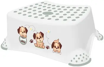 keeeper kids Marchepied "tomek dogs", blanc
