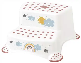 keeeper kids Marchepied "igor Rainbow", deux niveaux, blanc
