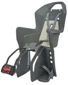 FISCHER Siège enfant de vélo, gris / noir