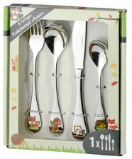 Esmeyer Couverts pour enfants FOREST, 4 pièces, inox 18/10