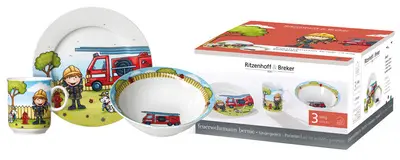 Ritzenhoff & Breker Set de vaisselle BERNIE LE POMPIER