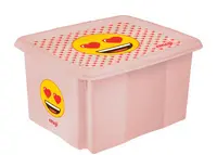 keeeper Boîte de rangement "karolina emoji hearts", 24 L