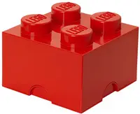 LEGO Brique de rangement STORAGE BRICK 4, 5,7 L, rouge
