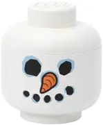LEGO Boîte en forme de tête STORAGE HEAD SNOWMAN, S, blanc
