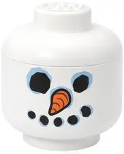 LEGO Boîte en forme de tête STORAGE HEAD SNOWMAN, L, blanc