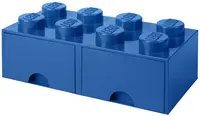 LEGO Brique tiroir STORAGE BRICK DRAWER 8, 2 tiroirs, bleu