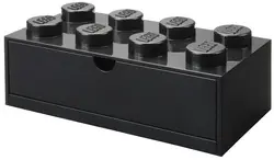 LEGO Brique tiroir DESK DRAWER 8, 1 tiroir, noir