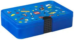 LEGO Boîte de tri SORTING BOX ICONIC, bleu translucide