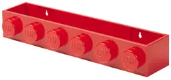 LEGO Étagère BOOK RACK, largeur: 478 mm, rouge