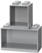 LEGO Set d'étagères en forme de brique BRICK SHELF, gris