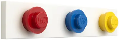 LEGO Portemanteau mural WALL HANGER RACK, rouge/bleu/jaune
