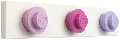 LEGO Portemanteau WALL HANGER RACK, rose pâle/rose/lavande