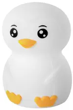 ANSMANN Silikon-Nachtlicht Pinguin Leon, weiß