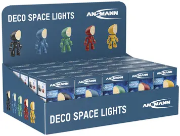 ANSMANN Lampe LED DECO SPACE LIGHT, présentoir de 25