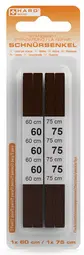 HARO Lacets Standard, plat, 600/750 mm, marron foncé