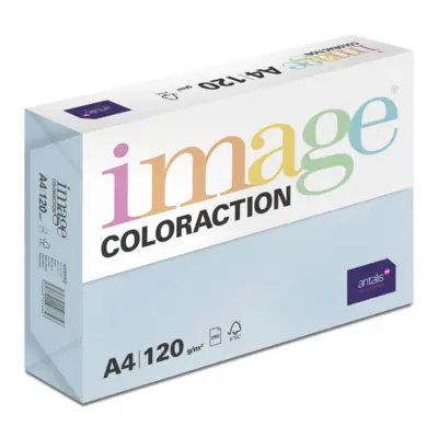 Papier Couleur Iceberg/Bleu Ciel A4 120 g/m² Image Coloraction