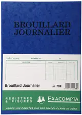 EXACOMPTA Piqûre "Brouillard Journalier", 270 x 195 mm