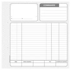 LE DAUPHIN Manifold "Commandes", 210 x 148 mm, dupli
