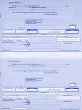 ELVE Ramette de 100 têtes de lettre avec traite normalisée