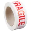 Ruban adhésif Polypropylène imprimé Fragile rouge 48mm x 100 m