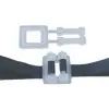 Boucle plastique autobloquante transparent 16 mm