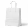 Sac kraft poignées torsadées 450 x 480 x 170 mm blanc