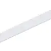 Sachet plastique à fermeture zip Transparent avec bandes blanches 50µm 80 mm x 120 mm