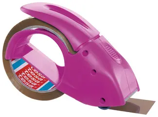 tesapack Dévidoir "pack 'n' go", équipé, rose