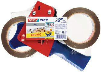 tesapack Kit économique dévidoir & ruban adhésif d'emballage