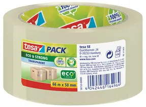tesa tesapack Ruban adhésif Eco & Strong, 50 mm x 66m