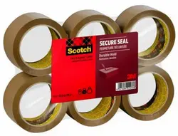 3M Scotch Ruban adhésif d'emballage SECURE SEAL, 50mm x 66m