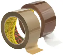3M Scotch Ruban adhésif, 50 mm x 66 m, 3707, PP, brun
