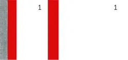 ELVE Bloc vendeur, dimensions: (L)135 x (H)60 mm, rouge