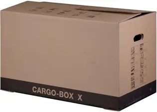 smartboxpro Carton de déménagement "CARGO-BOX-PLUS S",marron