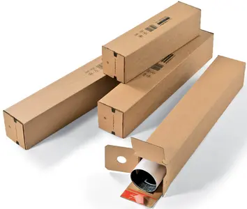 ColomPac Tube d'expédition, double fermeture autocollante