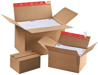 ColomPac Carton fond automatique, fermeture autocollante,A5+