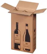 smartboxpro Cartons d'expédition pour 2 bouteilles