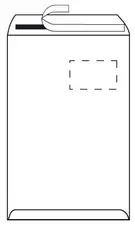 herlitz Enveloppe d'expédition C5, avec fenêtre, blanc