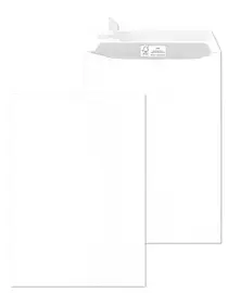 MAILmedia Pochette d'expédition, B4, sans fenêtre, blanc