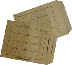 GPV Pochettes Navette, kraft brun, sans gommage