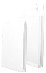 MAILmedia Pochette d'expédition C4 à soufflets, blanc