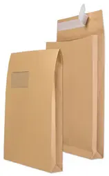 MAILmedia Pochettes d'expédition C4, avec fenêtre, blanc