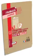 GPV Pochettes à soufflets, C4, 229 x 324 mm, kraft armé