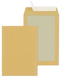 MAILmedia Pochette d'expédition B4 avec dos carton, marron
