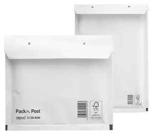 MAILmedia Pochette à bulle d'air, type I19, 36 g, blanc