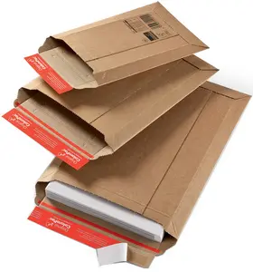 ColomPac Pochette d'expédition, en carton ondulé, A4, marron