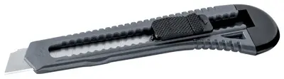 WESTEX Cutter, plastique, lame: 18 mm, gris