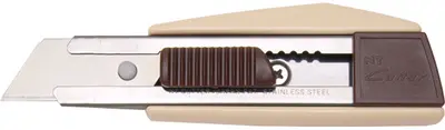 NT Cutter ZL-1P, boîtier en plastique, lame de 18 mm, ivoire