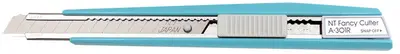 NT Cutter A-301RP (B), boîter en plastique, 9 mm, bleu